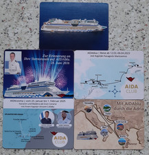 5 Aida Magnetkarten 8,2 x 5,8 cm sehr schöne Reiseandenken