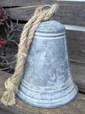 ❤ Große Klingel Glocke Zink Metall Antiklook Vintage  Weihnachten Shabby Deko  ❤