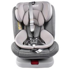 Fourward Autokindersitz Gruppe ISOFIX 5-Punkt-Gurt 9-36 kg Grau & Schwarz