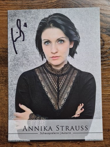 Autogrammkarte annika - autogrammkarte, "annika