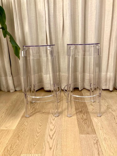 Transparent bar stool - transparent, –