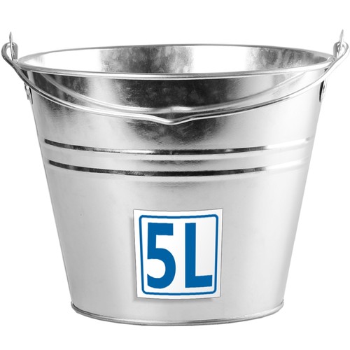 Zinkeimer dekoeimer - 5l,