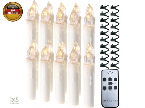 Christbaumkerzen led mit - christbaumkerzen,