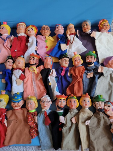 Vintage kasperletheater finger - kasperletheater,