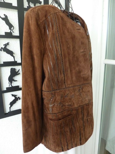 Lederjacke cognac braun gr - lederjacke,,