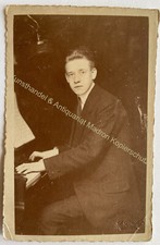 orig. Foto AK Bochum Herr Junge Klavier Pianist 1921