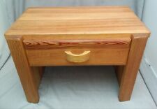 Alter Kiefer Nachttisch , 100% Bio,ohne Schrauben  Nachtschrank 1 Schublade P 96