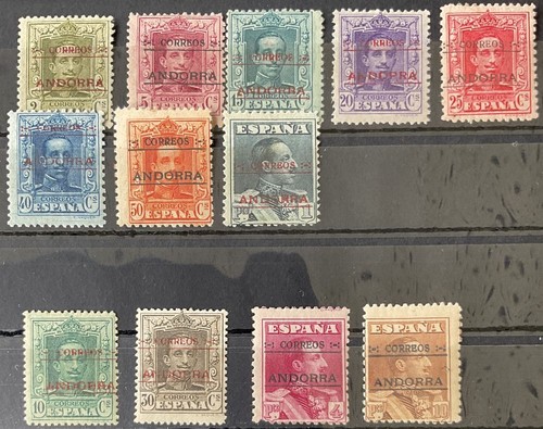 Spanisch andorra 1928 - 1928, 1-12