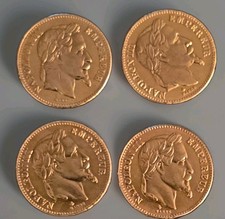 Sammlung: 4×20 Francs