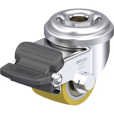 Blickle Apparate-Lenkrolle Transportrolle Schwerlastrad Polyurethan 2 STÜCK