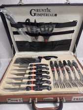 GI Design Solingen 25-TEILIGES Messerset Im Koffer Messerset Gruntik imperial