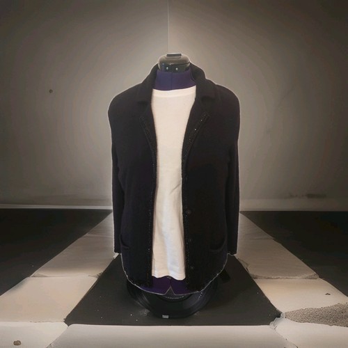 Damen strickjacke schwarz aus - damen,