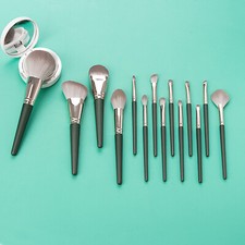 14 pcs Make-up Pinselset grün Augen Geschenkset Tasche Kosmatik Beauty Piensel