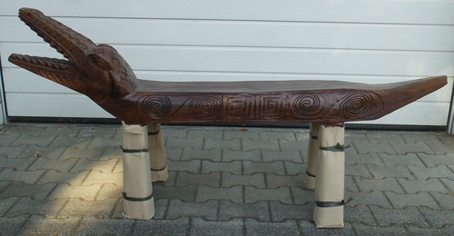 Krokodil gartenbank - krokodil, -gartenbank