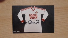 Fotokarte Klaus Allofs 1.FC Köln original signiert