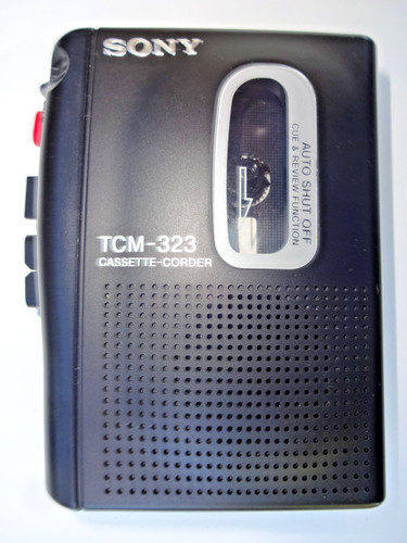 Sony tcm 323 - sony, casetten