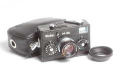 Rollei 35 SE Black mit Sonnar 2,8/40 Rollei HFT Lens mit Tasche und Riemen