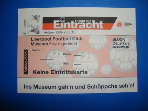 Ticket eintracht - 25/26,