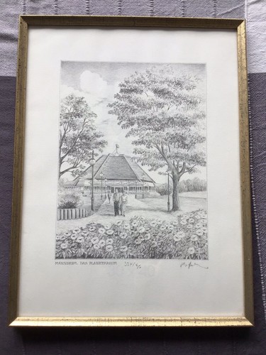 Original zeichnung radierung - ,