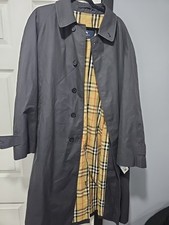 Worn Grey Burberry Trenchcoat
