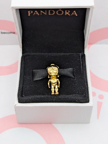 Pandora star wars 3po - pandora, charm