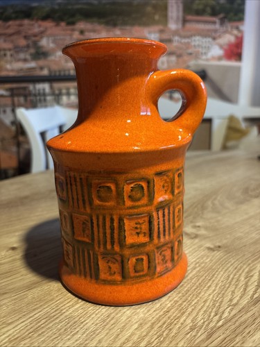 Vintage bay keramik henkelvase - vintage,