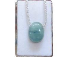 Aquamarin Cabochon Anhänger