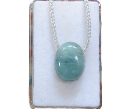 Aquamarin cabochon anhänger - cabochon,