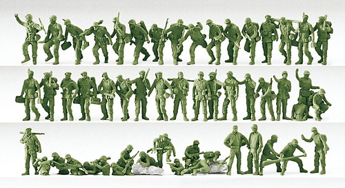Preiser military figuren - figuren, 1:87