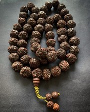 Alte Mala Gebrtskette Nepal Buddha Schamane Antiqe Agori Sadhu