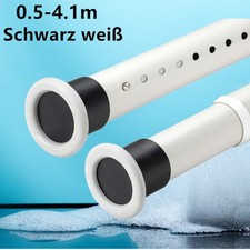 50-410cm Universal Teleskopstange Edelstahl Ohne Bohren Duschvorhangstange ⭐️
