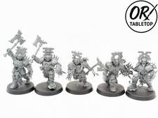 5 Blood Warriors, Khorne,  Chaos,  "unbemat", Warhammer Age of Sigmar, AoS