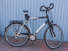 Fahrrad Rabeneick 28'' 60er Rahmen SCHWARZ/SILBER, 24 Gänge