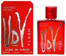 UDV FLASH for MEN Eau de Toilette EDT Natural Spray Ulric de Varens Paris 100ml