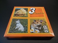 F.X. Schmid Kinderpuzzle 3 x 56 Teile Küken Hase Hamster