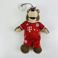 FC Bayern München Maskottchen Bär Berni Plüsch Tier Saugnapf Qatar Trikot 25cm