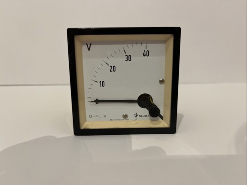 Analoges voltmeter 40v dc - voltmeter;, 0-40v