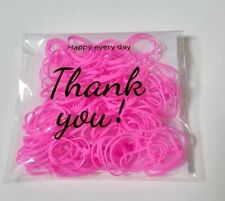 Mini Haargummis Rasta Dreads Zöpfe ca. 100 Stück Rosa