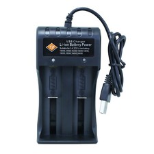 2 Slots Akku Ladegerät Li-ion