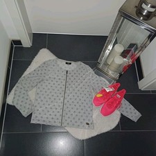 Neu Sweatjacke grau S M 36 38