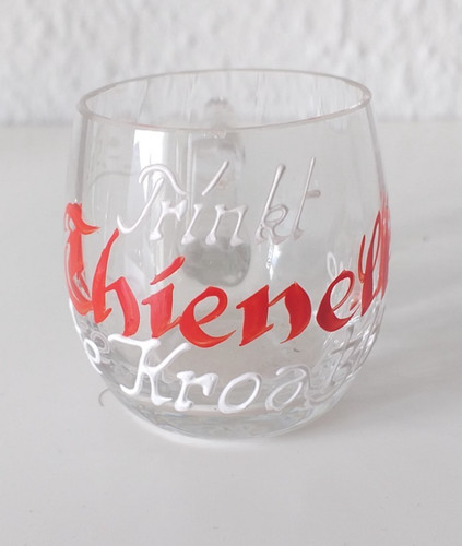 Schnapsglas reklame trink - schnapsglas,