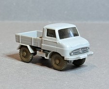 Wiking Unimog 411 geschlossen silbergrau alte hellgraue Räder 1960-61