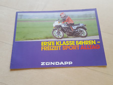 Zündapp 80er J. Oldtimer Mofa Mokick Leichtkraftrad Enduro 50 80 Reklameprospekt