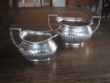 prächtiges Milch & Zucker Set im Queen Anne Stil silber pl England