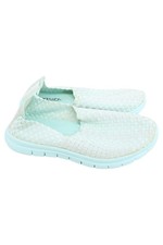 VENICE Damen Slipper Gr. 41 Blau Casual Sportlich Web-Optik