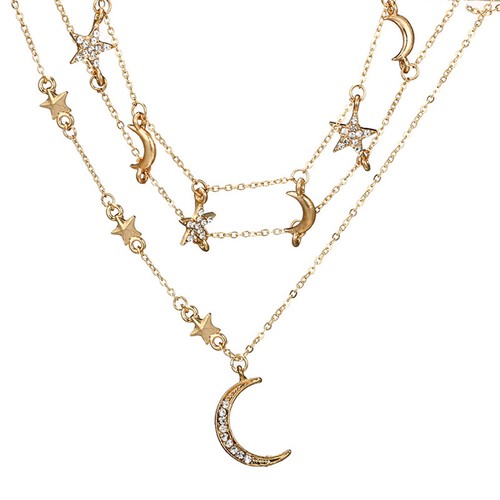 1pc mehrschichtige mond und - mehrschichtige, mond-