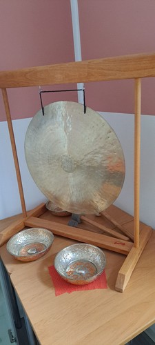 Gong messing goldfarben - gong,