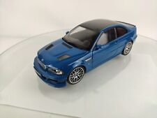 BMW M3 e46 Gtr street Blau Kyosho Modellauto 1:18 OVP Defekt