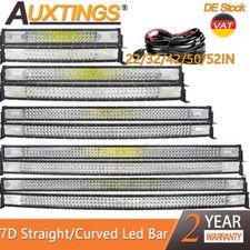 22 32 42 50 52 Zoll 3 Rows LED Lightbar Lichtbalken Arbeitsscheinwerfer Offroad