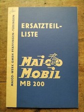 9.3 Maico Mobil MB 200 spares